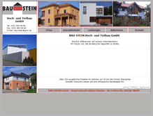 Tablet Screenshot of bau-stein.com
